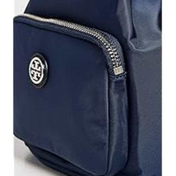 #127 NWT - Tory Burch Women's Virginia Bucket Bag, Royal Navy, Blue - Picture 4 of 5